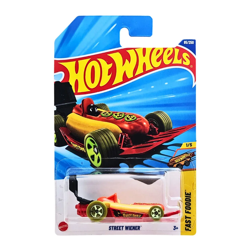 Street Wiener con ruedas verdes — imagen de referencia