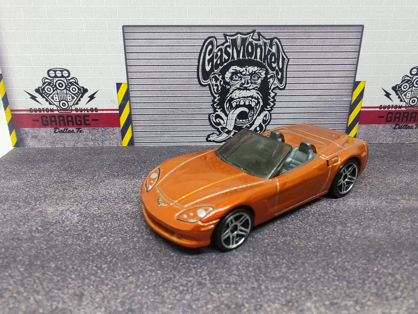 Corvette C6 Convertible — naranja, descapotable